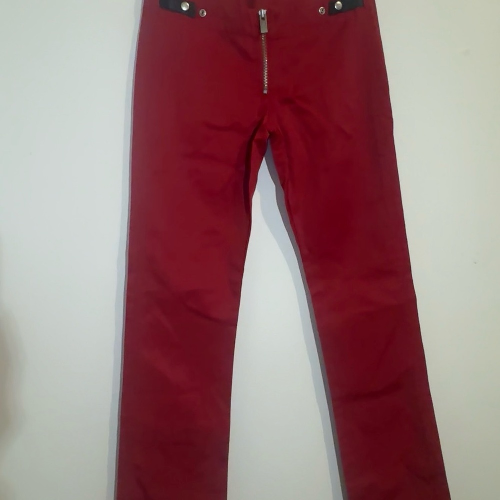 Diesel Vibrant Red Y2K Pants